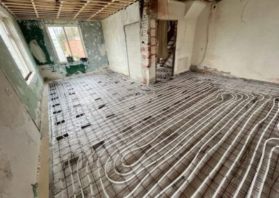 Installatie vloerverwarming Triemen
